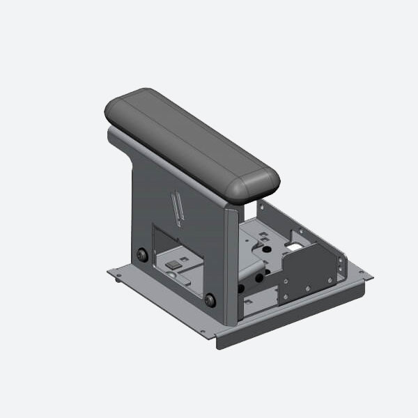 Havis Zebra ZQ520 & ZQ521 Printer Mount and Tall Armrest C-ARPB-143