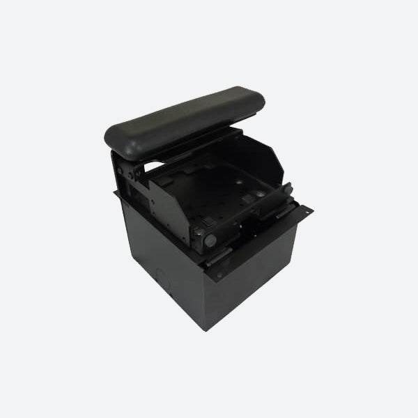 Havis Zebra ZQ520 & ZQ521 Printer Mount with Accessory Pocket & Short Armrest C-ARPB-145