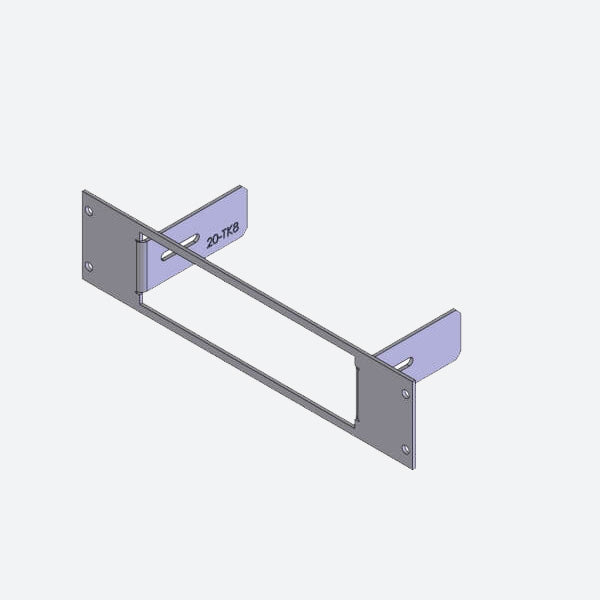 Havis 1-Piece Equipment Mounting Bracket, 2″ Mounting Space, Fits Kenwood TK-860 C-EB20-TK8-1P