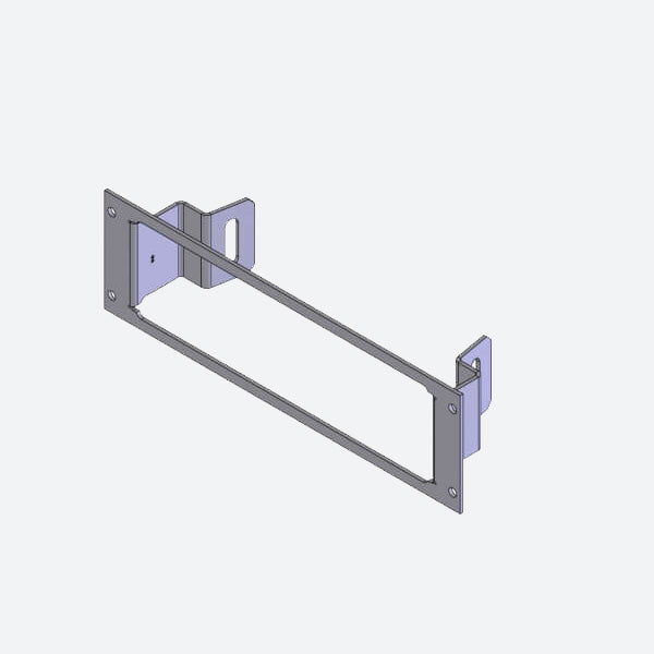 Havis 1-Piece Equipment Mounting Bracket, 2.5″ Mounting Space, Fits Motorola Spectra A5, A7, Astro Digital Spectra W5, XTL5000 W4, XTL5000 W5 C-EB25-MA5-1P