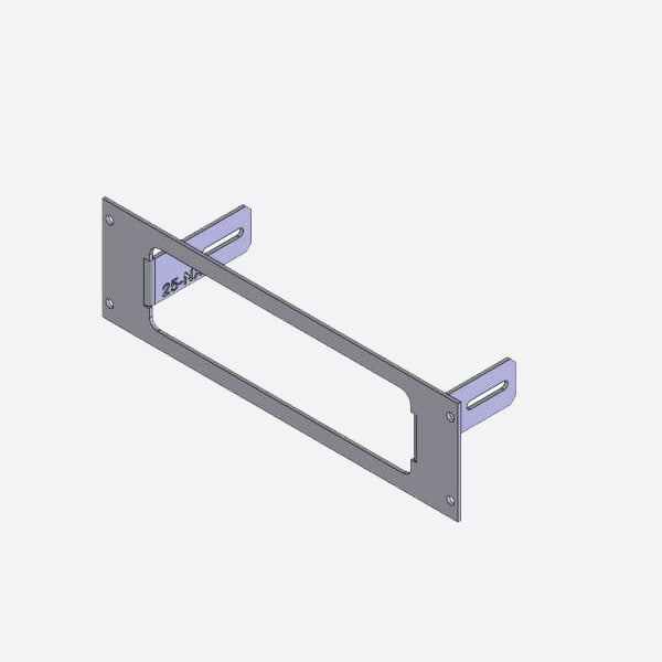 Havis 1-Piece Equipment Mounting Bracket, 2.5″ Mounting Space, Fits Kenwood NX Series Radio C-EB25-NX3-1P