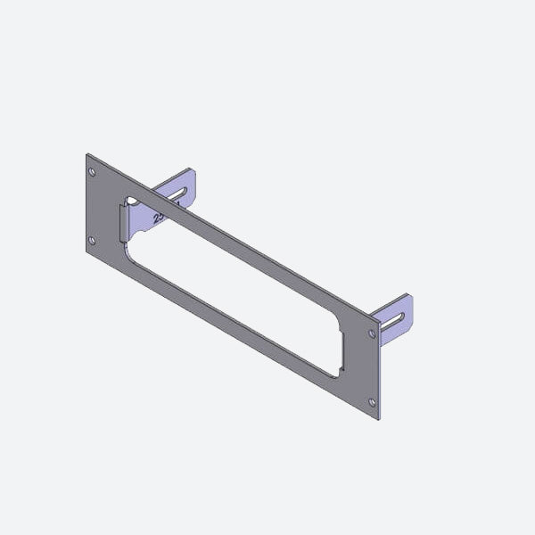 Havis 1-Piece Equipment Mounting Bracket, 2.5″ Mounting Space, Fits Kenwood TK-8180, TK-7180, TK-7160, TK-8160 C-EB25-T81-1P