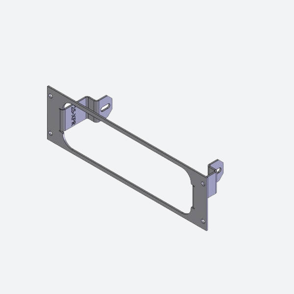 Havis 1-Piece Equipment Mounting Bracket, 2.5″ Mounting Space, Fits Motorola XPR4350, XPR4380, XPR4550, XPR4580 & XPR5550 remote radios C-EB25-XPR-1P