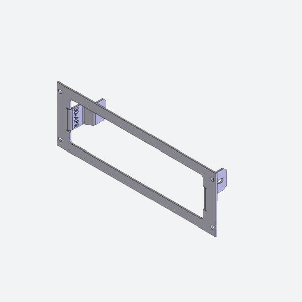 Havis 1-Piece Equipment Mounting Bracket, 3″ Mounting Space, Fits Motorola APX-4500 Remote Radio C-EB30-APR-1P