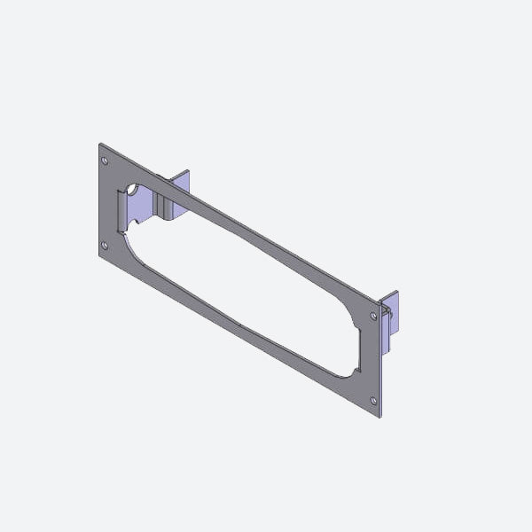 Havis 1-Piece Equipment Mounting Bracket, 3″ Mounting Space, Fits Motorola CDM 750, 1250, 1550 Remote Radio Flush-Mounting C-EB30-CDR-1P