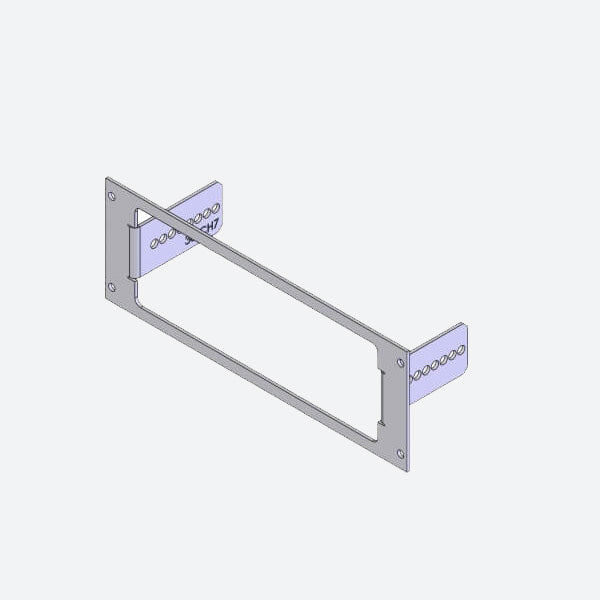 Havis 1-Piece Equipment Mounting Bracket, 3″ Mounting Space, Fits M/A-COM CH-721 C-EB30-CH7-1P