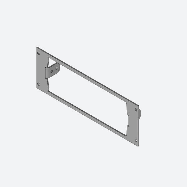 Havis 1-Piece Equipment Mounting Bracket, 3″ Mounting Space, Fits Kenwood KCH-20R remote radio C-EB30-KCH-1P