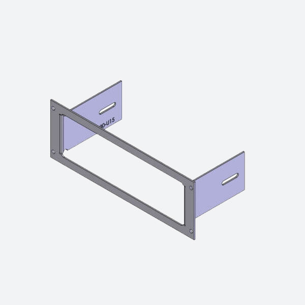 Havis 1-Piece Equipment Mounting Bracket, 3″ Mounting Space, Fits Uniden BCT15 C-EB30-U15-1P