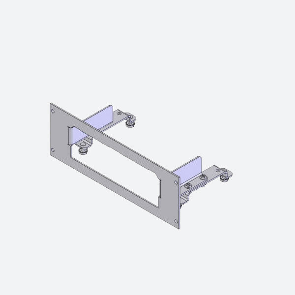 Havis 1-Piece Equipment Mounting Bracket, 3″ Mounting Space, Fits 10-8 Video Model HD4 DVR C-EB30-VHD-1P