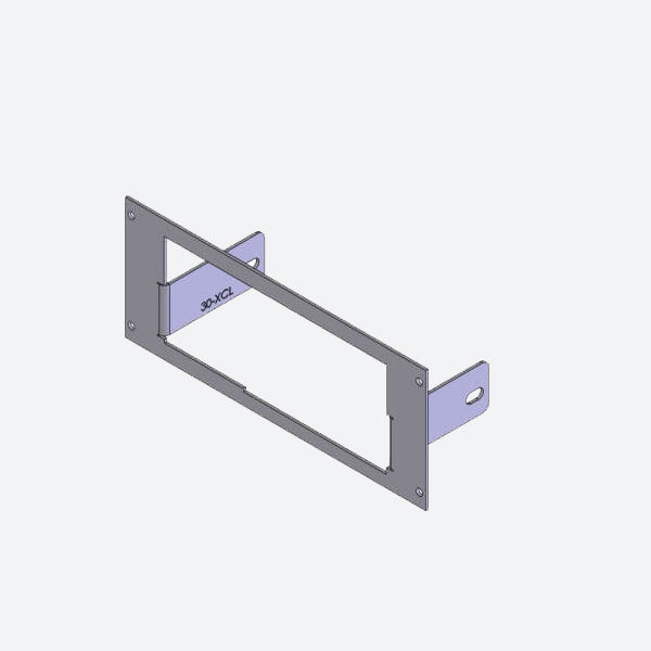 Havis 1-Piece Equipment Mounting Bracket, 3.5″ Mounting Space, Fits Code 3 Public Safety Equipment XCEL C-EB35-XCL-1P