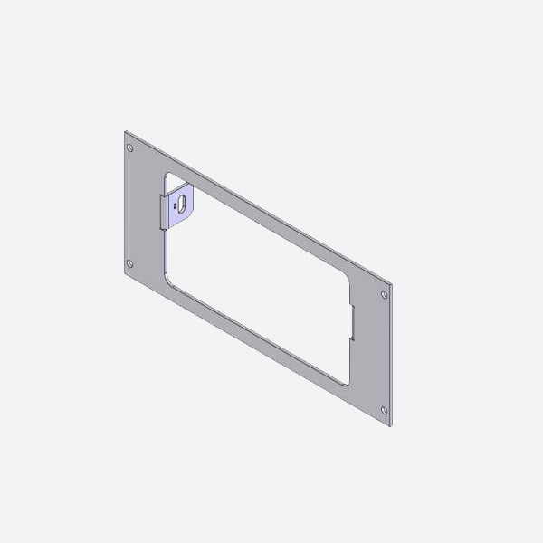 Havis 1-Piece Equipment Mounting Bracket, 4″ Mounting Space, Fits Whelen 295HFS Series C-EB40-WS2-1P