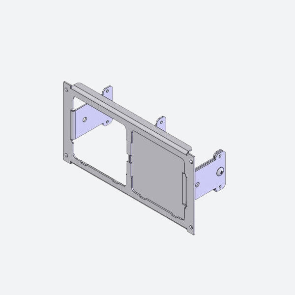 Havis 1-Piece Equipment Mounting Bracket, 4.5″ Mounting Space, Fits Motorola APX-Series Chargers C-EB45-APX-1P