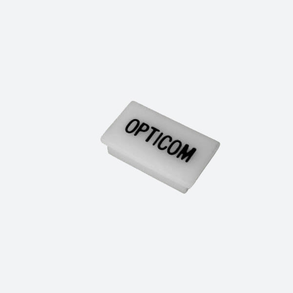 Havis Standard White Switch Label W/ Black Imprint C-LABEL-OPTICOM